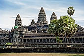 Angkor Wat temple, the west gopura of the third enclosure 